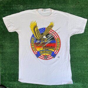 Vintage 90s Desert Storm Shirt USA Military Operation Iraq Tee